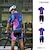 preiswerte Herrenbekleidungs-Sets-Herren Radtrikot mit Radhose fahrradbekleidung Kurzarm MTB Mountain Rennrad Schwarz Gelb Purpur Graffiti Fahhrad Spandex Sport Graffiti Bekleidung
