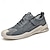 voordelige Herensneakers-beige mesh sneakers voor heren met veter- en klittenbandsluiting, ademende casual sportschoenen voor de zomer