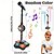 abordables RC y juguetes electrónicos-Micrófono de karaoke para niños--Micrófono amplificador de música infantil micrófono para niños con soporte simulación de karaoke juguetes para cantar por niños. Regalo de Navidad