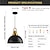 billiga Trumma &amp; Kegel Design-industriell retro taklampa metall ljuskrona modern bondgård balkong korridor dekorativ belysningsarmatur säng svart hänglampa 1 huvud 110-240v