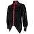 economico Cime-Punk &amp; Gotico Medievale Rinascimento Blusa / Camicia Vampiro Gentiluomo Con Volant Tinta unica Costume Per uomo Fantasia Reale Stile Steampunk Mascherata Performance Palcoscenico Fiera Rinascimentale