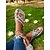 preiswerte Lässige Sandalen-goldene Riemchensandalen für Damen – elegante Zehensandalen mit Flechtmuster und flacher Sohle für lässige Sommer-Outfits