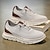 abordables Baskets-baskets à lacets en tricot respirant pour hommes – chaussures de course décontractées légères avec semelle coussinée pour la marche et le quotidien