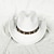 abordables Sombreros de Fiesta-Sombrero de vaquero occidental con cinturón de metal para hombres y mujeres, sombrero de vaquero de jazz con ala ancha de cuero, sombrero de iglesia, sombrero de vaquera