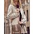 cheap Crossbody Bags-Women&#039;s Crossbody Bag Crossbody Bag Shoulder Bags PU Leather Holiday Casual Daily Rivet Tassel Zipper Large Capacity Patchwork National Totem Dark Brown