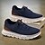 abordables Baskets-baskets à lacets en tricot respirant pour hommes – chaussures de course décontractées légères avec semelle coussinée pour la marche et le quotidien
