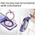 baratos Capa Samsung-telefone Capinha Para Samsung Galaxy Z Flip 7 Z Virar 6 Z Flip 5 Capa traseira Com Suporte Magnética Suporte para carregamento sem fio Retro Galvanização PC