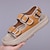 ieftine Sandale casual-sandale casual confortabile pentru bărbați, cu design cu cataramă dublă – încălțăminte de exterior reglabilă și elegantă pentru vară și vacanță