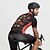billige Klærsett for menn-Herre Sykkeljersey med shorts Kortermet Fjellsykling Veisykling Rød Fuksia Tegneserie Sykkel Spandex sport Tegneserie Klær