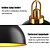 billiga Trumma &amp; Kegel Design-industriell retro taklampa metall ljuskrona modern bondgård balkong korridor dekorativ belysningsarmatur säng svart hänglampa 1 huvud 110-240v