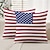 billige 250-års jubilæum-Amerikansk flag retro dekorative kastpuder cover 1PC blødt kvadratisk sofa pude tilfælde pudevår soveværelse stue sofa stol 4. juli uafhængighedsdag