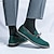 billiga Halvformell-blå loafers för män - mocka konstläder med tofsdetaljer, snygga och bekväma slip-on skor för män, perfekta för vardag, kontor och vardag.