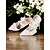 cheap Formal-White Lace Wedding Shoes with Floral Embellishments, Pointed Toe, Elegant High Heel Design, Perfect for Bridal and Formal Occasions