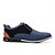 cheap Casual Lace-Up Shoes-Men's Casual Oxford Shoes, Blue and Black Lace-Up Dress Sneakers with Suede Accents, Stylish Footwear for Business, Weddings and Everyday Wear
