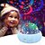 abordables Projecteurs, lampes et lasers-1 lot de 3 lampes de projection de nuit étoilée à thème - veilleuse multicolore rotative à 360 degrés, design dinosaure licorne adapté au plafond de la chambre, lumière de sommeil créative, cadeaux