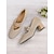baratos Block Heels-scarpin mary jane fly-knit respirável com detalhe de fivela dupla e salto grosso, estilo elegante para mulheres, ideal para trabalho, eventos e ocasiões formais