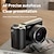 abordables Caméras d&#039;action-appareil photo numérique rétro de 64 mégapixels, objectif CMOS 4K HD, prise de vue grand angle HD, objectif d&#039;angle en option