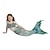 economico Costume da bagno a sirena-Bambino Da ragazza Costume da bagno da sirena Costume da bagno Per eventi Spiaggia Bilance Festività Tropicale Costumi da bagno 4 anni + Estate Giallo Rosa