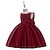 preiswerte Partykleider-kinderkleidung Mädchen Party Kleid Feste Farbe Ärmellos Besondere Anlässe Prinzessin Polyester abendkleider Sommer Frühling 3-10 Jahre Mehrfarbig Weiß Champagner