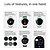 abordables Montres connectées-Montre intelligente 1 pouce montre de fitness montre de course Bluetooth compatible avec Android iOS hommes étanche appels mains libres suivi des pas IP 67 boîtier de montre 40mm