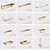 abordables Sets de accesorios de Baño-Toallero de latón cepillado, toallero de baño, toallero de pared, accesorios de baño de latón, estante de baño, toallero, toallero, herrajes de baño
