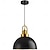 billiga Trumma &amp; Kegel Design-industriell retro taklampa metall ljuskrona modern bondgård balkong korridor dekorativ belysningsarmatur säng svart hänglampa 1 huvud 110-240v