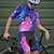 preiswerte Herrenbekleidungs-Sets-Herren Radtrikot mit Radhose fahrradbekleidung Kurzarm MTB Mountain Rennrad Schwarz Gelb Purpur Graffiti Fahhrad Spandex Sport Graffiti Bekleidung