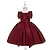 preiswerte Partykleider-kinderkleidung Mädchen Party Kleid Feste Farbe Ärmellos Besondere Anlässe Prinzessin Polyester abendkleider Sommer Frühling 3-10 Jahre Mehrfarbig Weiß Champagner