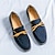 billiga Halvformell-blå loafers för män - mocka konstläder med tofsdetaljer, snygga och bekväma slip-on skor för män, perfekta för vardag, kontor och vardag.