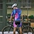 preiswerte Herrenbekleidungs-Sets-Herren Radtrikot mit Radhose fahrradbekleidung Kurzarm MTB Mountain Rennrad Schwarz Gelb Purpur Graffiti Fahhrad Spandex Sport Graffiti Bekleidung