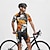 abordables Maillots pour hommes-Homme Maillot de cyclisme Crâne Manche Courte Cyclisme T-shirt Maillot avec 3 poches arrière VTT Vélo tout terrain Séchage Rapide Design Anatomique Évacuation de l&#039;Humidité Respirant Des sports Noir
