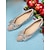 economico Ballerine da donna-ballerine nere con dettaglio fiocco di strass - eleganti scarpe a punta per donna - comode per matrimoni o feste
