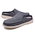 cheap Men&#039;s Clogs &amp; Mules-Men&#039;s Beige Slip-On Loafers with Comfortable Canvas Upper, Casual Shoes for Everyday Wear