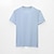 voordelige Heren Elite T-shirts &amp; Tank-Voor heren T-shirt Korte mouw Strakke ronde hals Zomer Lente Effen Kleur Sport Neutrale Dagelijks Ronde hals School Opleiding Buiten Licht Blauw Donker Grijs Zwart Top T-shirt voor mannen