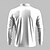 billiga Geometrisk pikétröja för män-Herr Geometrisk Linje Golftröja Långärmad Polotröjor Skjortor med krage Ledigt Business Casual Gata Fritids- Friluftskläder Helgdag Knappar 3D-utskrift Vår Höst Vinter Vit Gul Orange