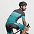 preiswerte Herrenbekleidungs-Sets-Herren Radtrikot mit Shorts Kurzarm Mountainbike MTB Straßenradsport Sommer Frühling Herbst Blau Buchstaben &amp; Zahlen Fahhrad Frontreißverschluss Schweißableitend Bequem Atmungsaktiv Spandex Sport