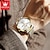 cheap Quartz Watches-New Olevs Men&#039;S Business Watch Diamond-Encrusted Glow-In-The-Dark Double Calendar Week Display Multi-Functional Quartz Watch Casual Waterproof Sports Watch