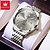 cheap Quartz Watches-New Olevs Men&#039;S Business Watch Diamond-Encrusted Glow-In-The-Dark Double Calendar Week Display Multi-Functional Quartz Watch Casual Waterproof Sports Watch