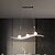 cheap Pendant Lights-Creative LED Pendant Light Modern Linear LED Chandelier Dimmable Pendant Lighting with Remote Adjustable Hanging Light Fixture Light Fixture for Kitchen Bedroom Dining Living Room 110-240V