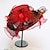 billige Festhatter-Hatter organza Solhatt Aftenselskap Ferie Te Fest cocktail Elegant Årgang søt stil Med Blomster Hodeplagg Hodeplagg