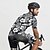 preiswerte Herrenbekleidungs-Sets-Herren Radtrikot mit Radhose fahrradbekleidung Kurzarm MTB Mountain Rennrad Königsblau Blau Dunkelblau Blumen Pflanzen Fahhrad Spandex Sport Blumen Pflanzen Bekleidung