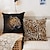 cheap Animal Style-Leopard Pattern Decorative Toss Pillows Cover 1PC Soft Square Couch Cushion Case Pillowcase for Bedroom Livingroom Sofa Chair