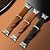baratos Pulseiras de Apple Watch-Loop Solo Compatível com Pulseira Apple Watch 38mm 40mm 41mm 42mm 44mm 45mm 49mm Ajustável Couro PU pulseira de substituição para iwatch Ultra 2 Series 9 8 7 SE 6 5 4 3 2 1