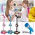 abordables RC y juguetes electrónicos-Micrófono de karaoke para niños--Micrófono amplificador de música infantil micrófono para niños con soporte simulación de karaoke juguetes para cantar por niños. Regalo de Navidad