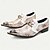 cheap Premium Leather Loafers-Men's Premium Cowhide Leather Loafers with Gold Tip Sequined Floral Design and Crystal Buckle Detail–Luxury Slip-On Shoes for Special Occasions and Evening Wear