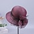 tanie czapki imprezowe-Czapki Organza Kapelusz bucket Herbaciane przyjęcie Wyścigi konne koktajl Elegancja Zabytkowe Śłodkie Z Kwiaty Winieta Nakrycia Głowy