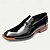 billige Premium læder loafers-slip-on loafers i sort okskind til mænd med kontrast orange accent, formel stil til forretning og særlige begivenheder