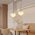 billige Øslys-20 cm Globus Design Cirkel / Rund Design Pendant Lantern Desgin Vedhæng Lys Metal Glas Kunstnerisk Stil Moderne Stil Klassisk Årgang Land 110-120V 220-240V