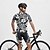 preiswerte Herrenbekleidungs-Sets-Herren Radtrikot mit Radhose fahrradbekleidung Kurzarm MTB Mountain Rennrad Königsblau Blau Dunkelblau Blumen Pflanzen Fahhrad Spandex Sport Blumen Pflanzen Bekleidung