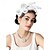 Χαμηλού Κόστους Fascinators-fascinators headband με φτερό, γυναικείο καπέλο τσαγιού για ντέρμπι Κεντάκι, κοκτέιλ, γάμος, φανταχτερό πάρτι με φορέματα